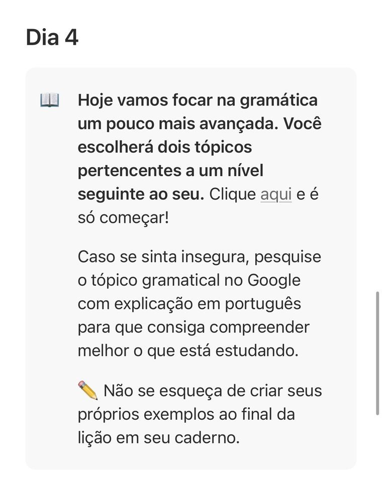 Semana 09, Dia 4, como aparece no Notion